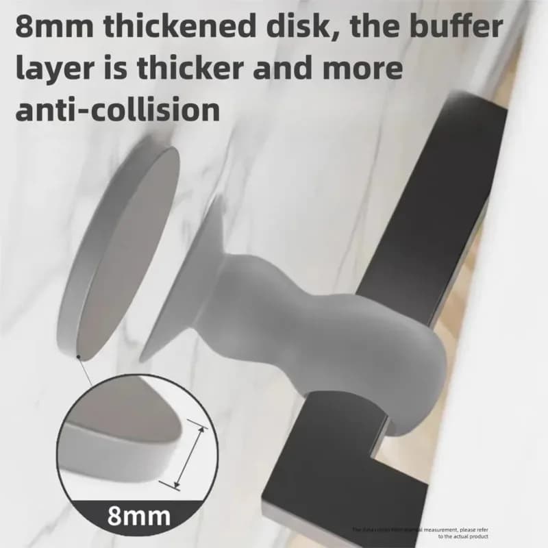 Fermaporta in silicone con forte magnete, silenzioso, anti-collisione, per hotel e uso domestico, barriera per porte.
