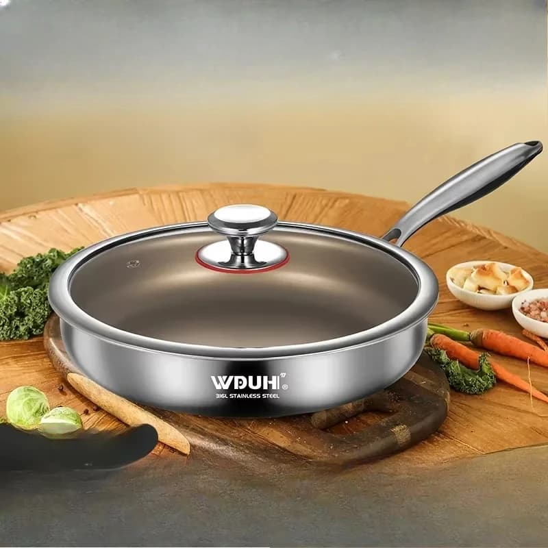 Titanium pan Non-stick pan Wok domestic steak pan Induction cooker Gas stove Wok special for frying