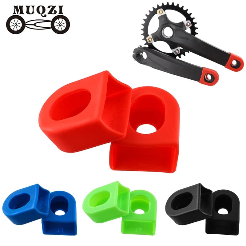 MUQZI Protezione per pedivella per bicicletta MTB Mountain Road Tappi per guarnitura per bici pieghevoli Protezione per pedivella per bicicletta Stivali protettivi