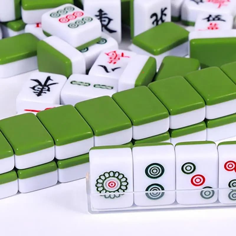 Mini Mahjong 144 pz/set Cinese Tradizionale Mahjong Gioco Da Tavolo Giocattoli Per La Famiglia Numeri Squisitamente Intagliati E Caratteri Cinesi