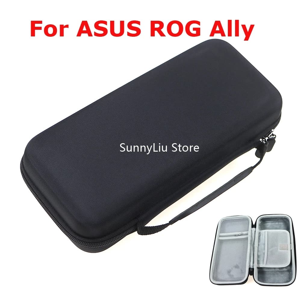 1 custodia protettiva portatile nera in EVA per ASUS ROG Ally, antiurto, da viaggio, per console di gioco ROG Ally