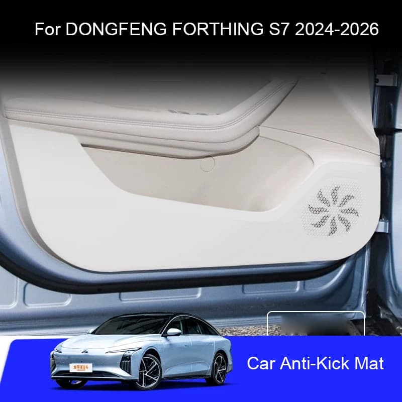 Car B-Pillar Anti-Calcio Protecting PU Leather Pad For DONGFENG FORTHING S7 2024-2026 Auto Anti-Sporcock Resistant to Graffi