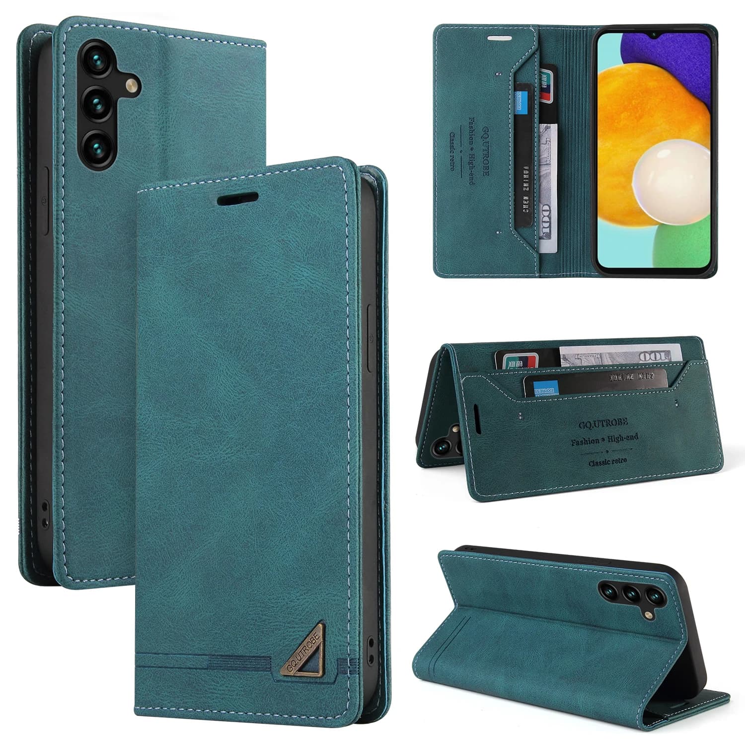 Wallet RFID Blocking Magnetic Flip Leather Case For Samsung Galaxy A51 A71 A73 A33 A53 A13 A32 A52 4G 5G Cover