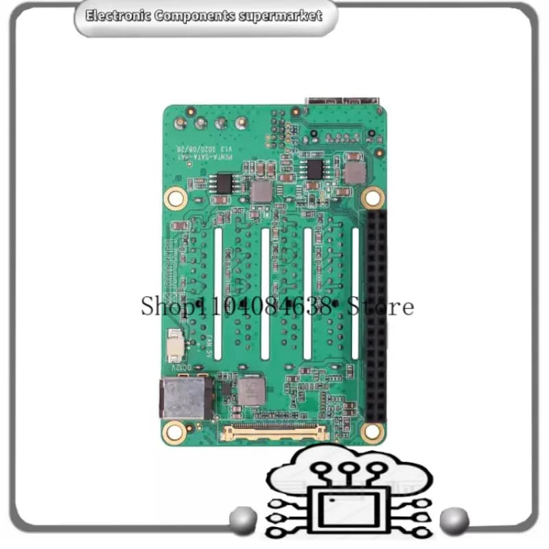 HAT SATA Radxa Penta - HAT per fino a 5 dischi SATA per Raspberry Pi 5 e SBC ROCK Pi, 3C, 5A, 4A / 4B / 4SE / 4A+ / 4B+ / 3A