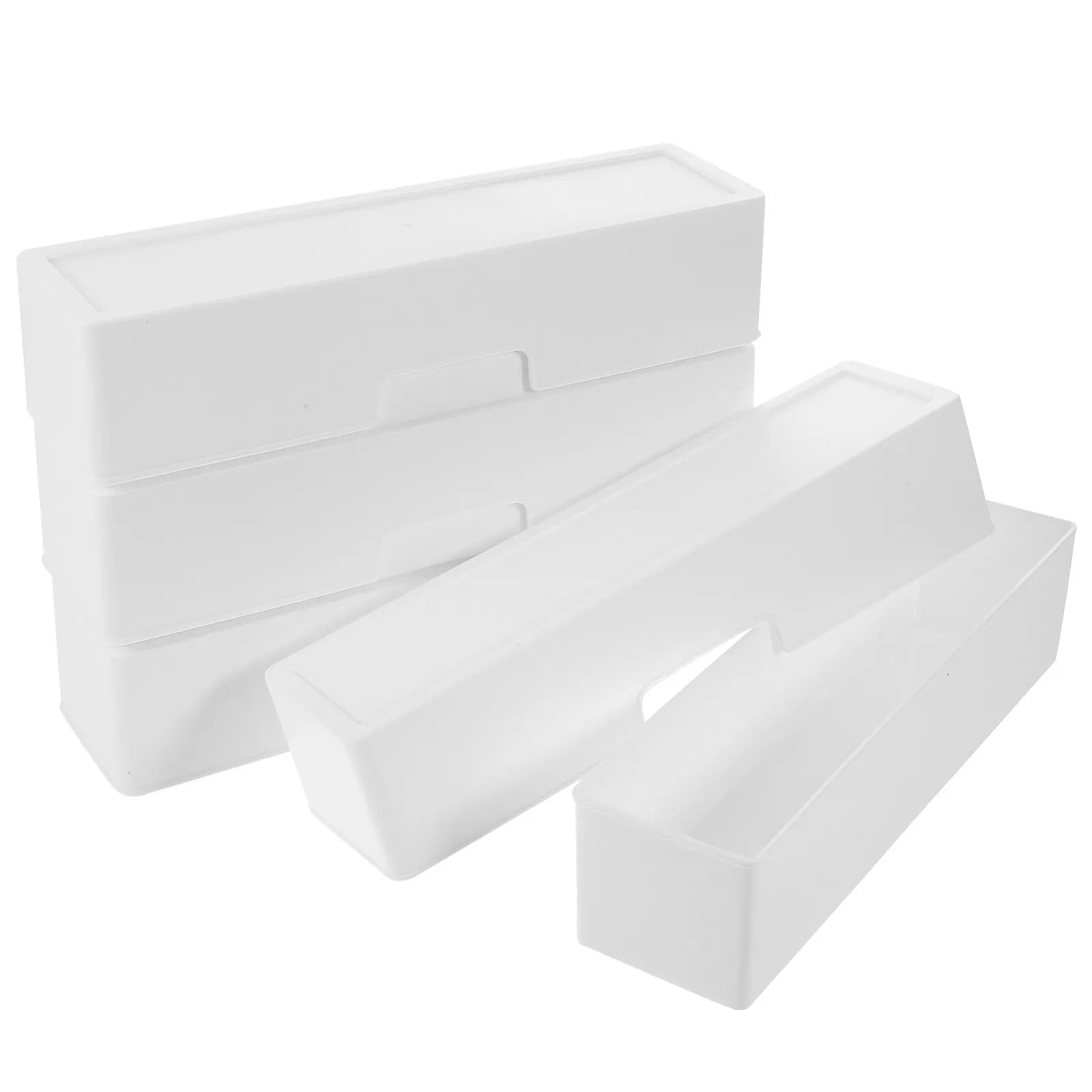 4Pcs Premium PP Desktop Organizer Box for Pens Paper Clips Notepads Makeup Brushes Cosmetics Jewelry Sundries Storage Desk
