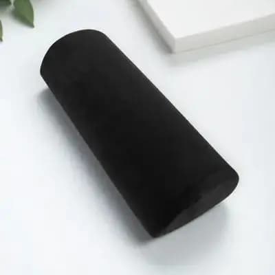 Cuscino per Gambe in Memory Foam, Mezzo Cuscino Rotondo per Supporto Gambe, Cuscino Lombare Rimovibile per Uso a Letto