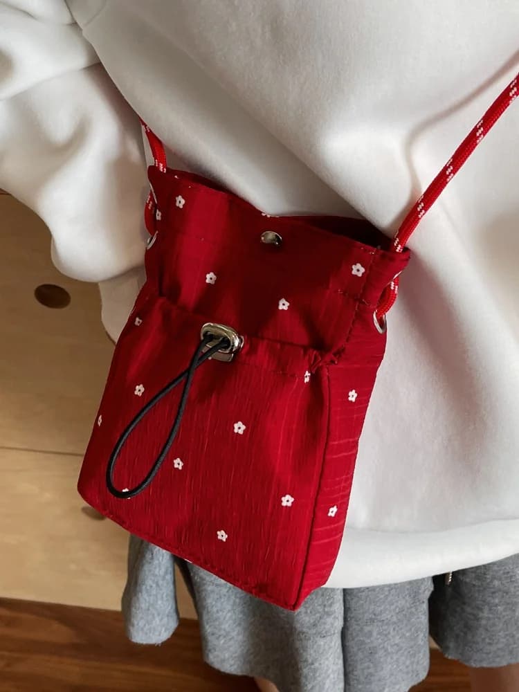 Borsa a Tracolla Mini Boho per Telefono, Portafoglio Integrato, Tracolla Regolabile, Borsa Casual per Uso Quotidiano e Viaggi