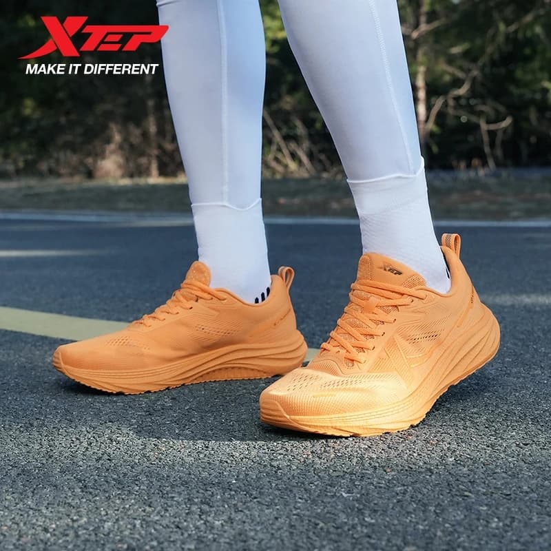 Xtep PIONEER men's running shoes 2025 Wide foot cushion gymnastics shoes wear-resistant lightweight sneakers 875119110010