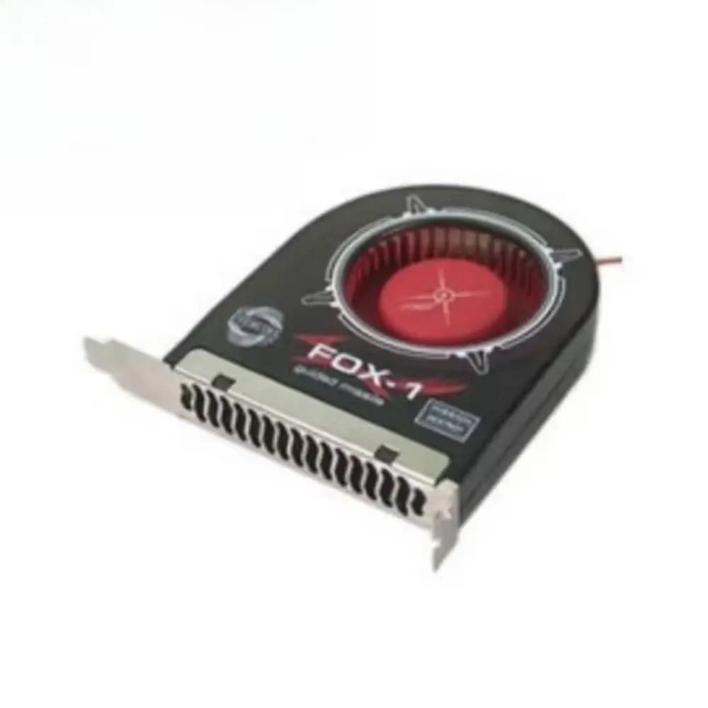 1 Pezzo EVERCOOL FOX-1 Dissipatore di Calore per Case PC, Ventola di Raffreddamento PCI, Radiatore, Soffiatore 2200RPM, Alimentazione Molex IDE 2 Pin