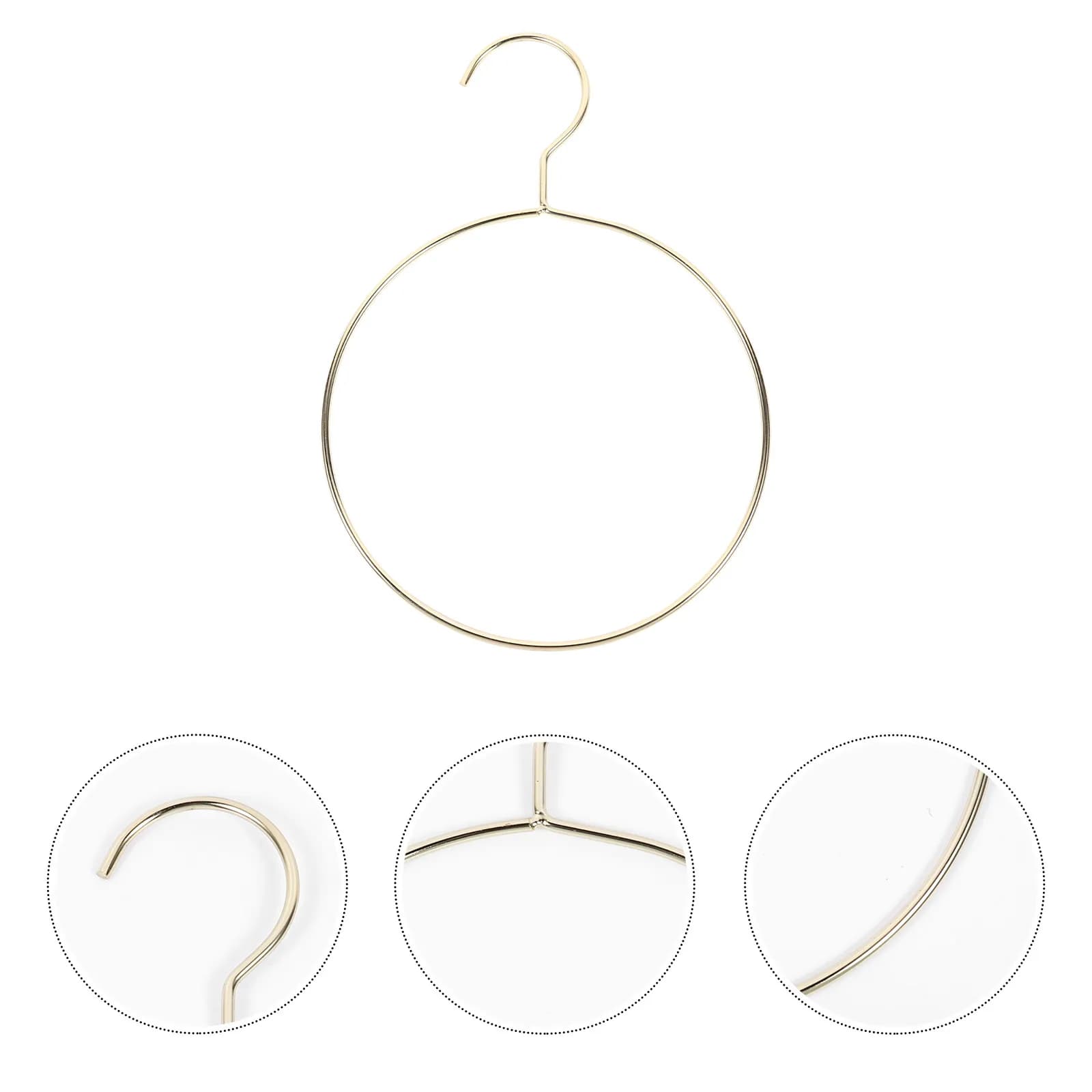 Appendiabiti Circolare Premium in Acciaio Inossidabile per Cravatte, Sciarpe e Cinture - Design Moderno e Semplice per Organizzazione Camera da Letto, Armadio e Guardaroba