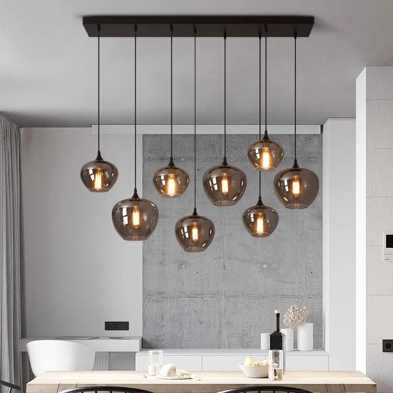 Lampade a sospensione moderne per sala da pranzo, illuminazione interna, lampadario a LED per soggiorno, illuminazione per interni.
