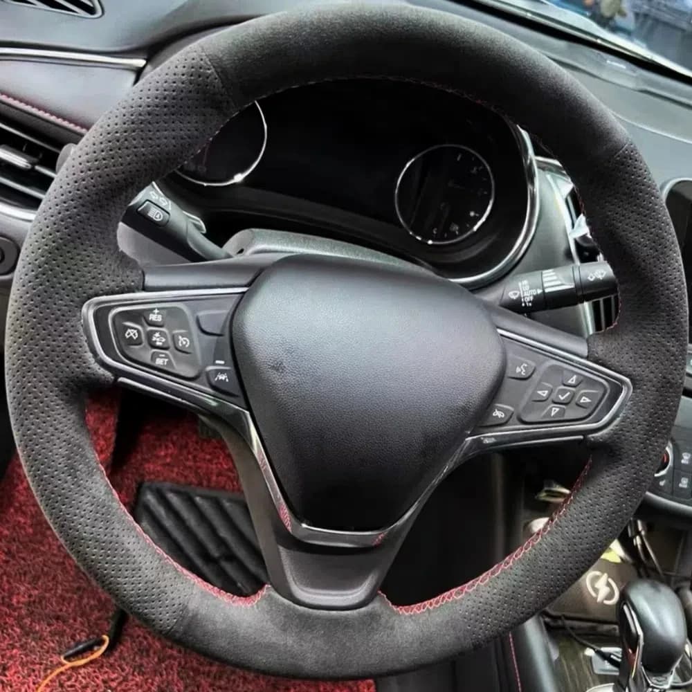 Custom Leather Suede Car Cover for Chevrolet Aveo Bolt Cavalier Cruze Onix Orlando Avant Steering Wheeler Accessories Car