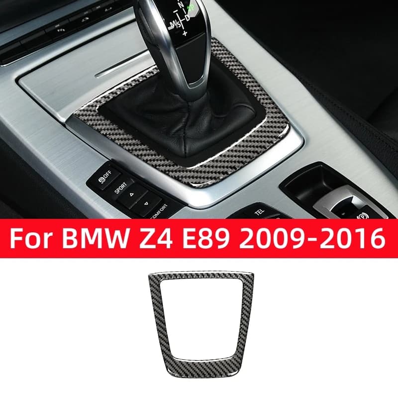 Auto Accessories for BMW Series Z4 E89 2009-2016, Interior Decoration in Carbon Fiber, Frame Covers Panel Change, Decorative Stickers