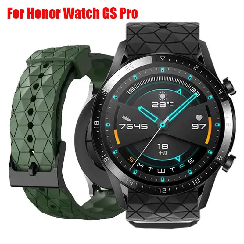 Cinturino per Honor Watch GS Pro cinturino sportivo in silicone cinturino per Huawei Honor GS Pro accessori per cinturini Smartwatch