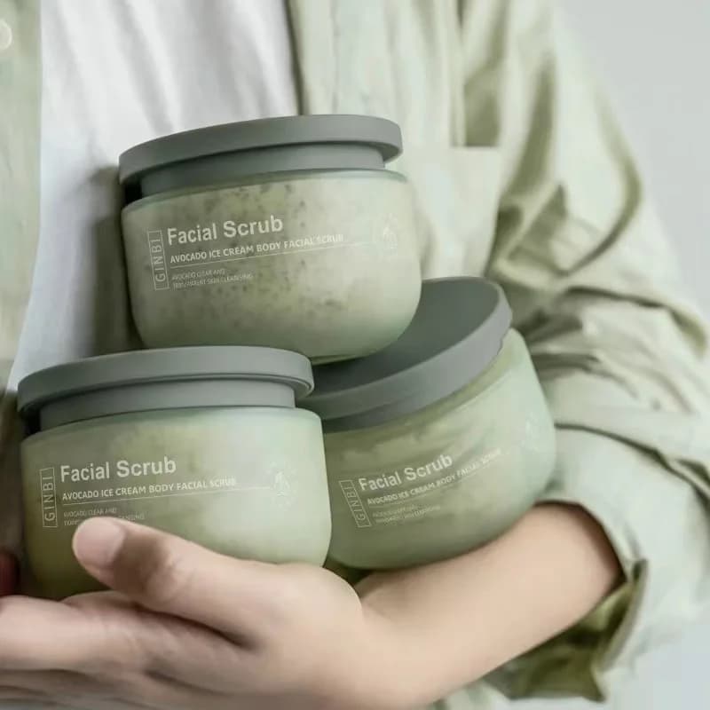 Exfoliating exfoliating cream for the body Removal of dead skin Deep cleansing hydrating cream nourishing hyaluronic acid nutrient