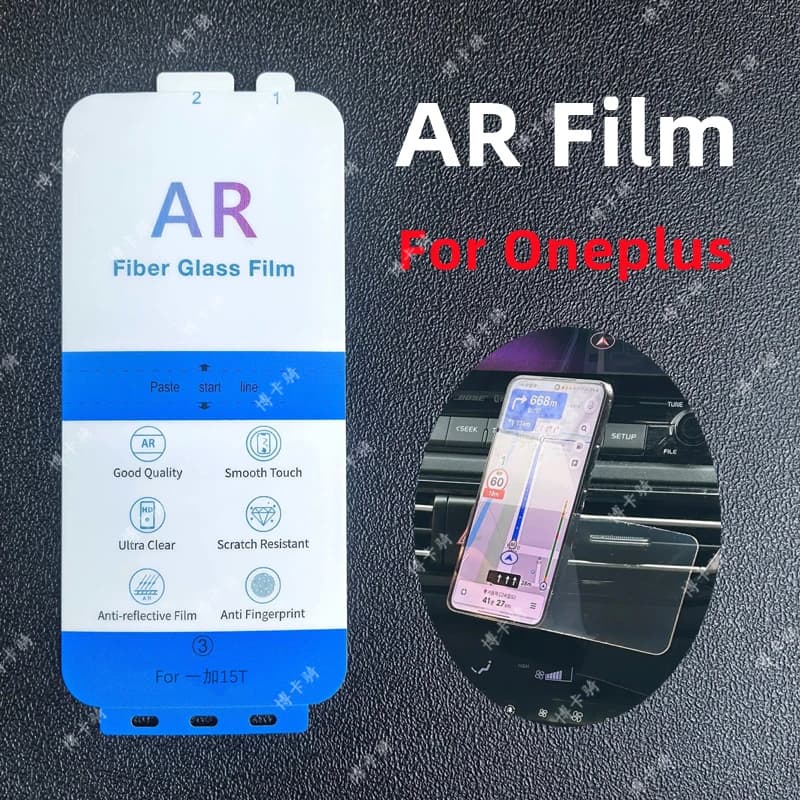 2 pellicole protettive antiriflesso AR per OnePlus 15/1+15t/1+13T, protezione schermo per OnePlus Ace6/Ace 6T/1+Ace 5/Ace5 pro/1+Ace5 ultra