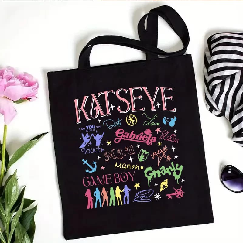 Black White Shoulder Bag Single Side Printed, Women's Tote Bags for Shopping, Large Capacity, Birthday Gift for Friend Family