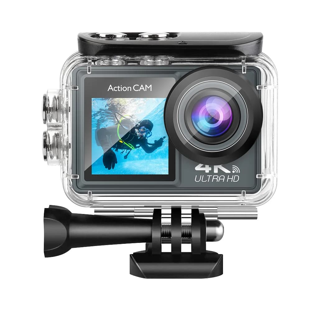 Action Camera 5K30FPS Snorkeling Underwater Camera Waterproof 131FT camera with image stabilization 170 ° Wide angle