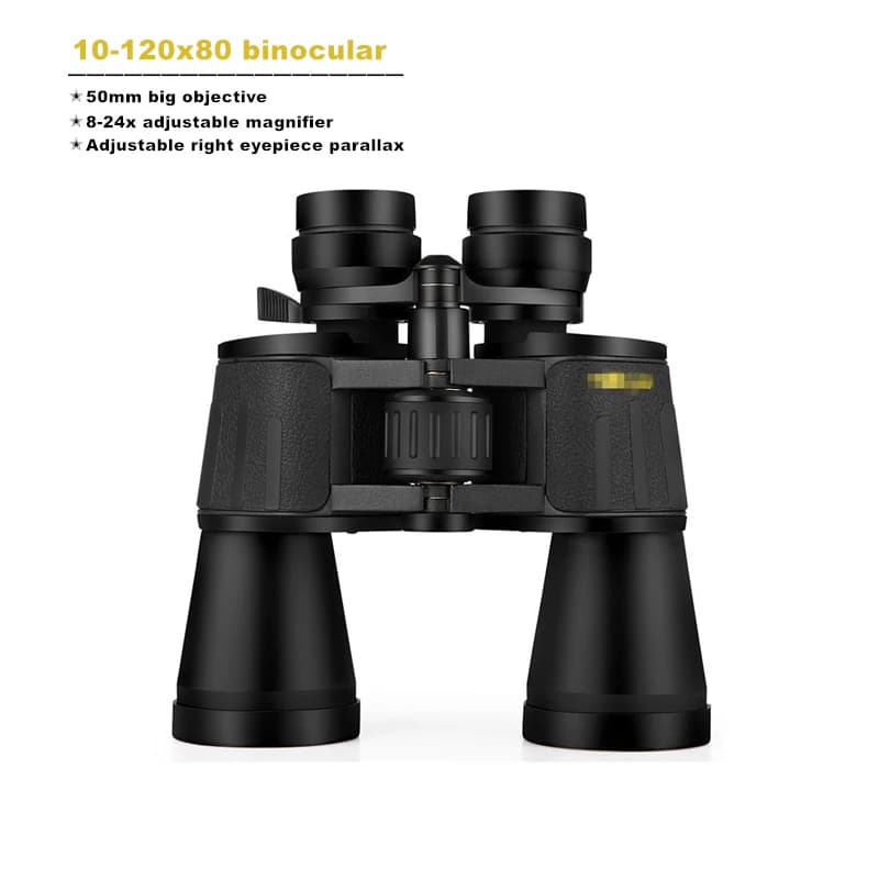 Telescopio Binoculare 10-120x80 Zoom professionale mirino ottico Campeggio birdwatching Telescopio da caccia impermeabile