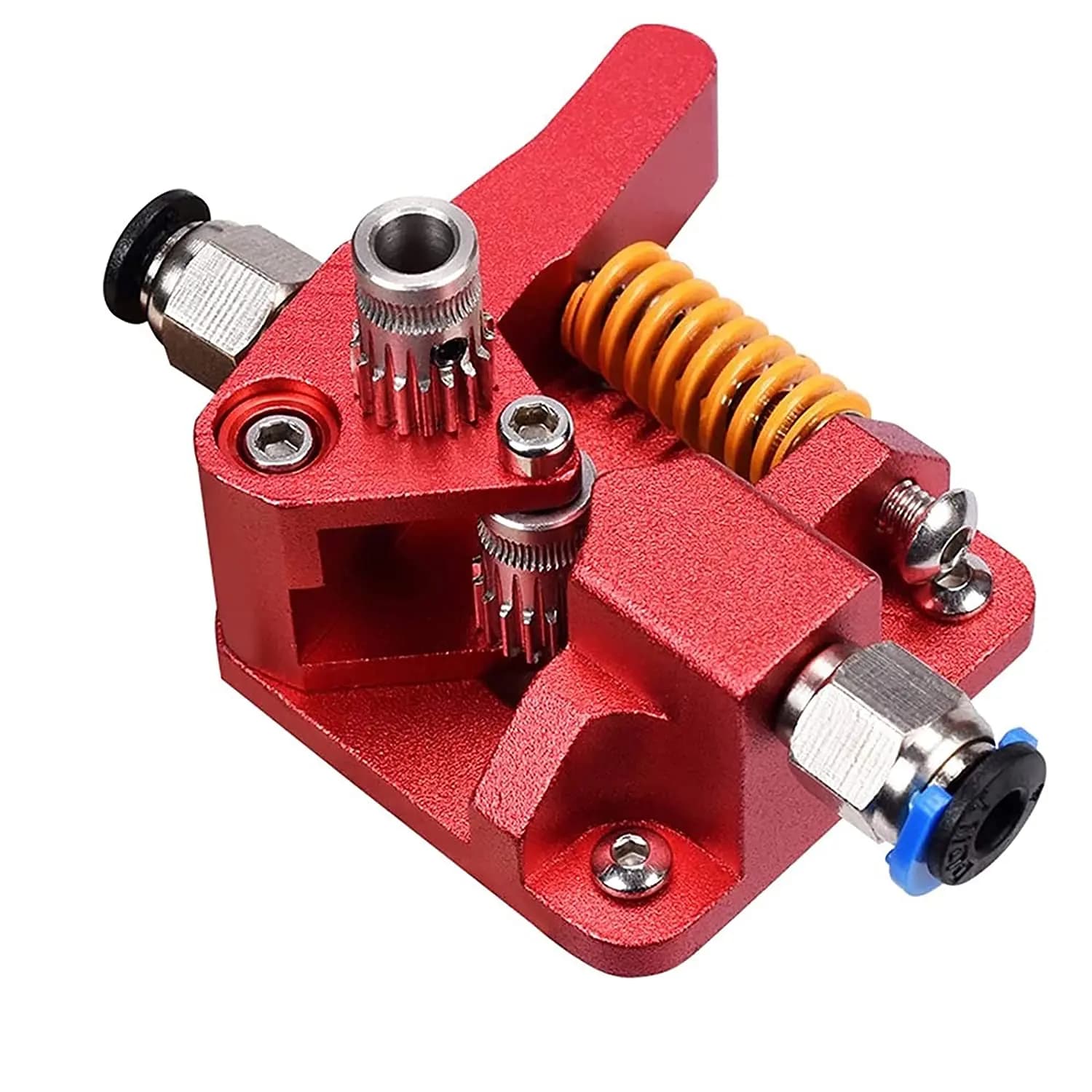 Kit di aggiornamento Estrusore a doppia marcia con alimentatore a due rondelle in metallo per stampante 3D Creality Ender 3 V2 Pro, Ender 3 Neo CR10