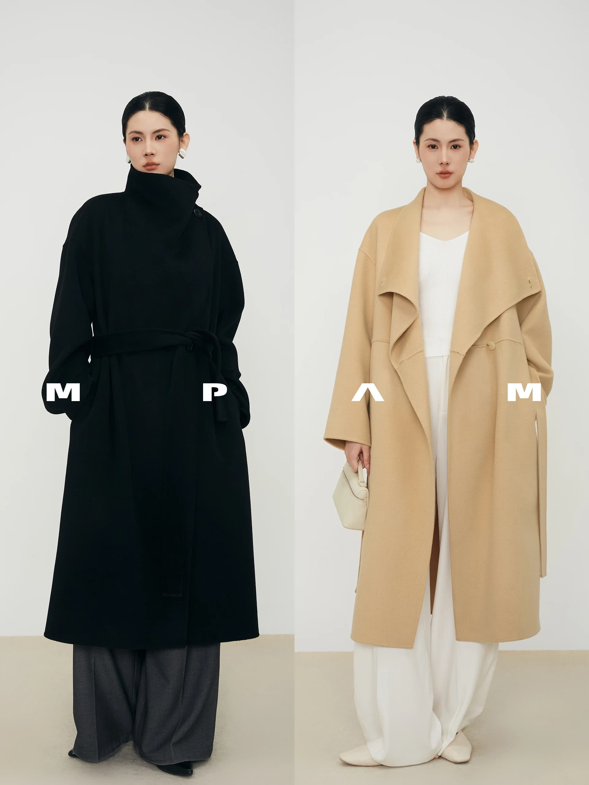 Mpam High-Quality 2026 New Autumn and Winter Cashmere Loose Long Bathrobe-Style Coat 927