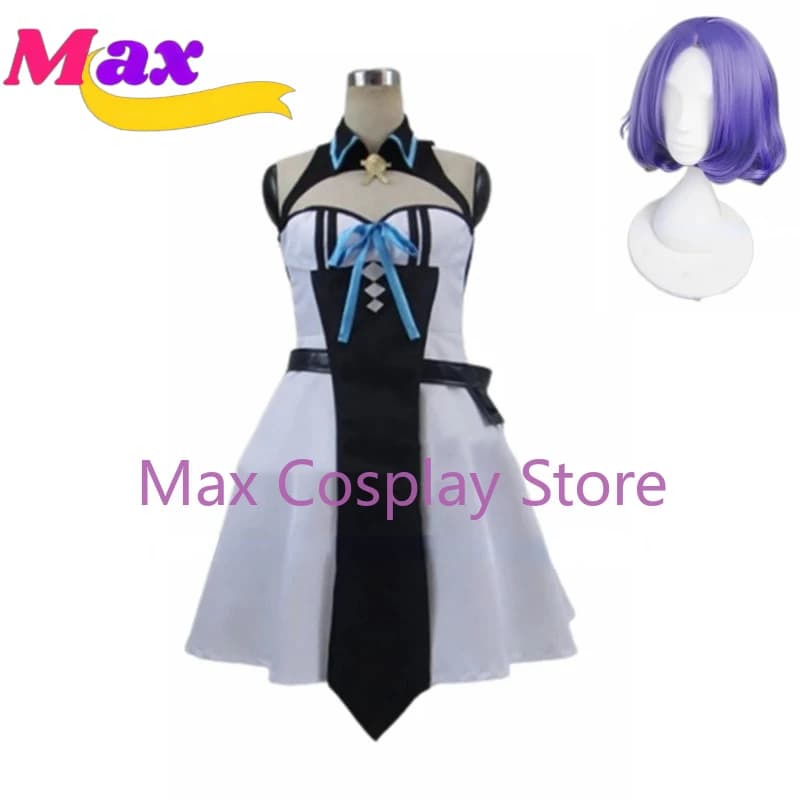 Costume cosplay Max Cos Anime Chess Belle Vampire con parrucca e vestito, taglia personalizzata
