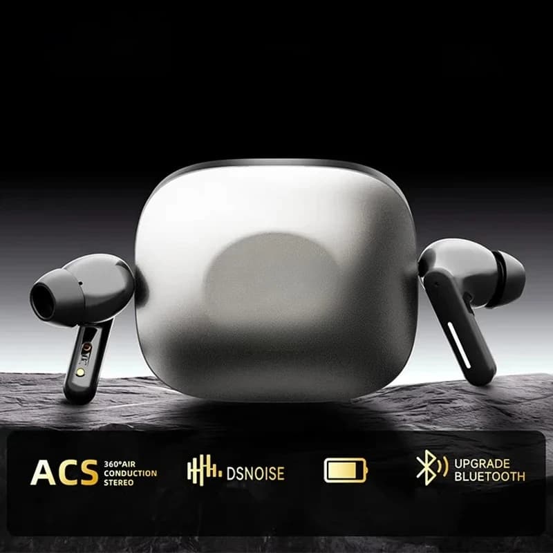 Wireless Bluetooth Earphone HD Call Mic 30H Battery Business Gaming Bluetooth Headset