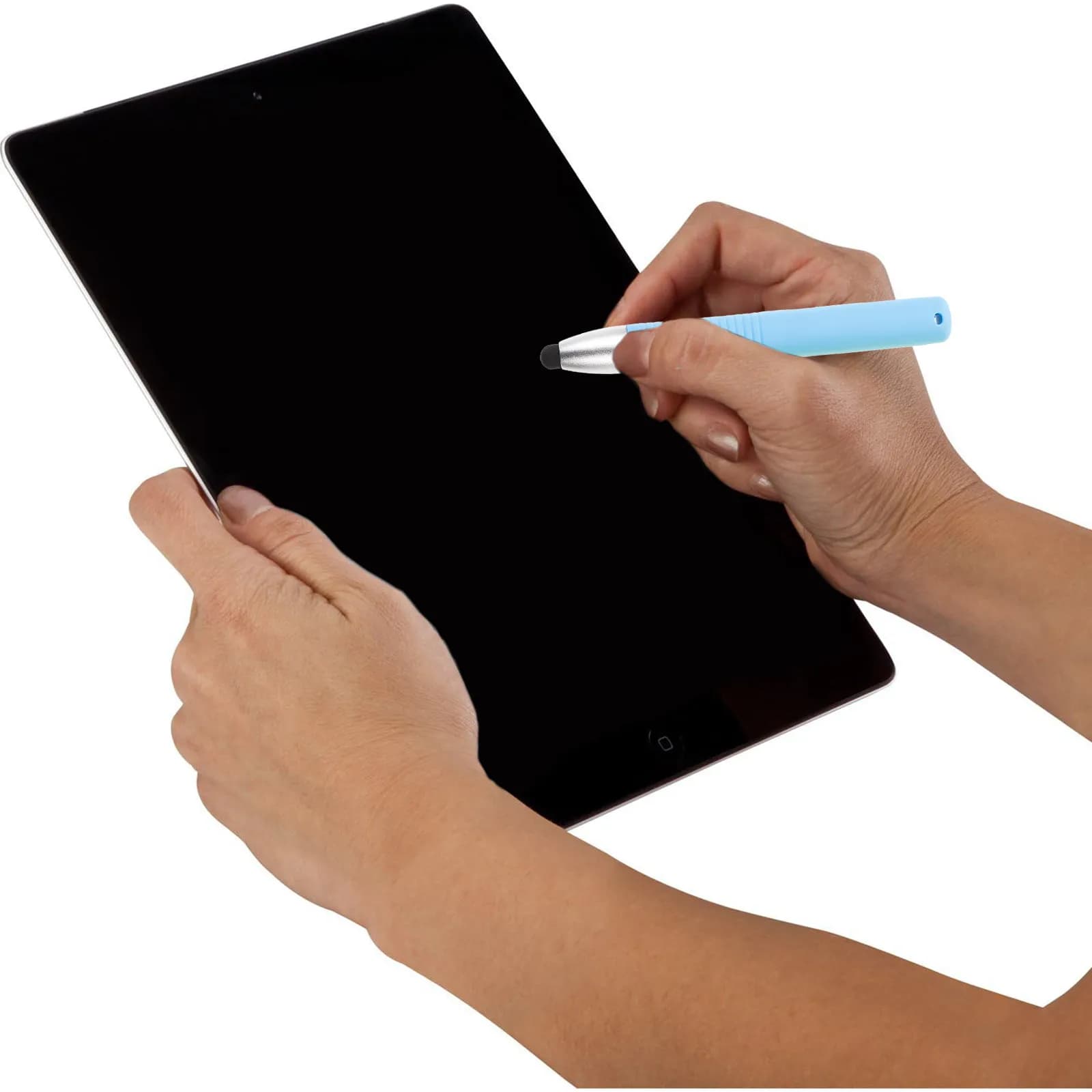 2 Pezzi Penna Stilo Touchscreen Universale Capacitiva con Punta Morbida in Silicone per Tablet, Telefono, Apprendimento, Disegno e Scrittura su Schermo