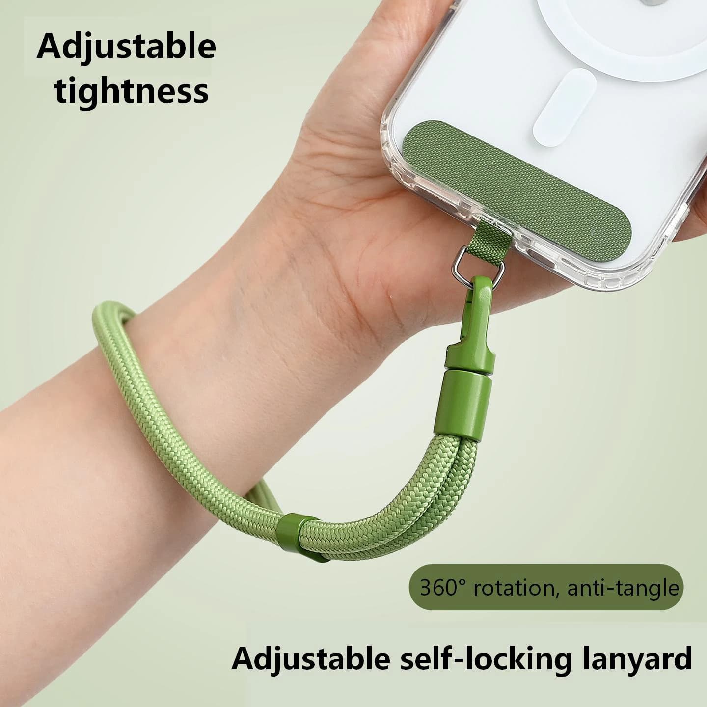 Adjustable short frame for mobile phone Universal colored wrist straps Cord for cell phone accessories Anti-smarriage straps