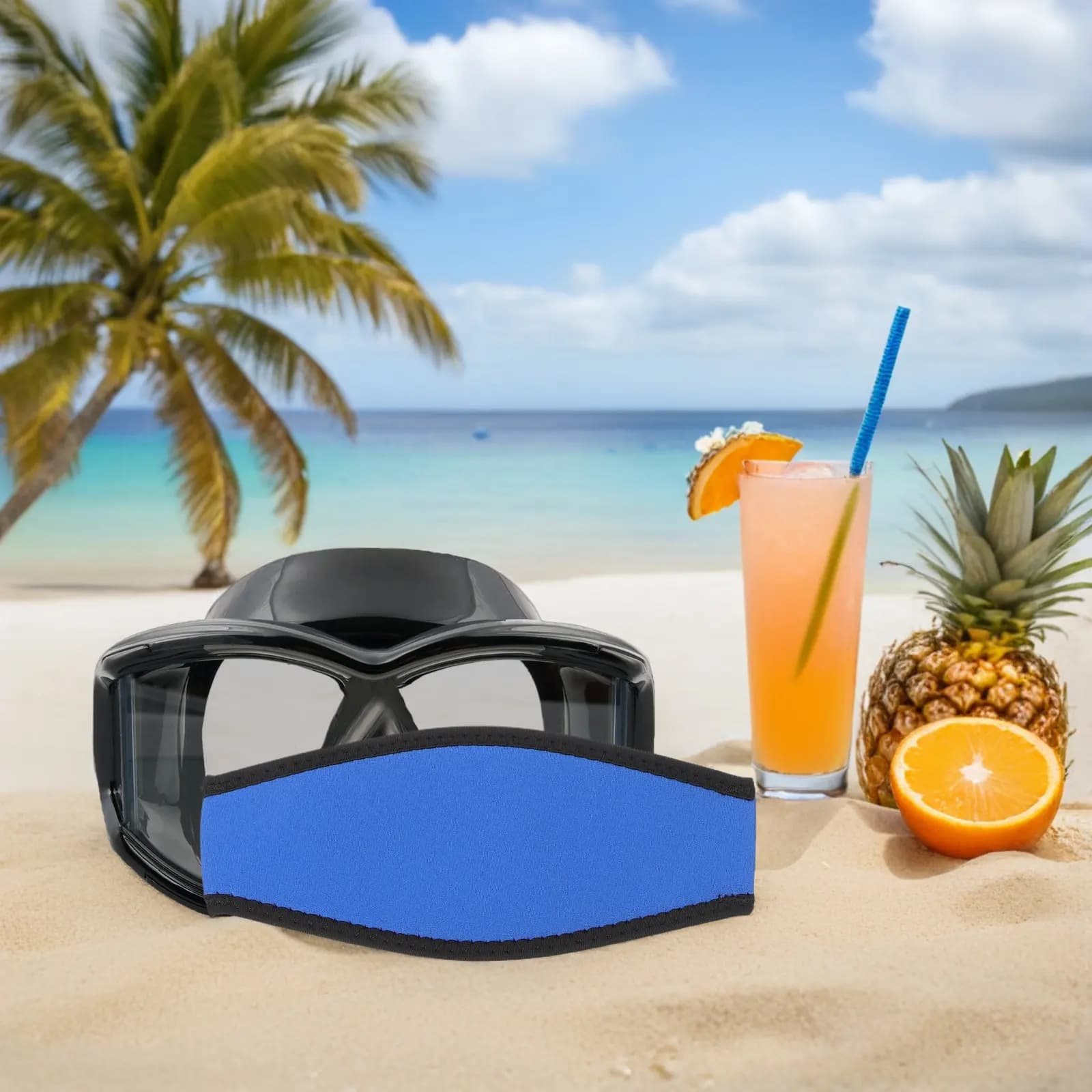 Set di 3 Copri Cinghie in Neoprene per Maschera Subacquea, Protezione per Occhialini da Nuoto, Fascia Elastica ad Asciugatura Rapida per Immersioni