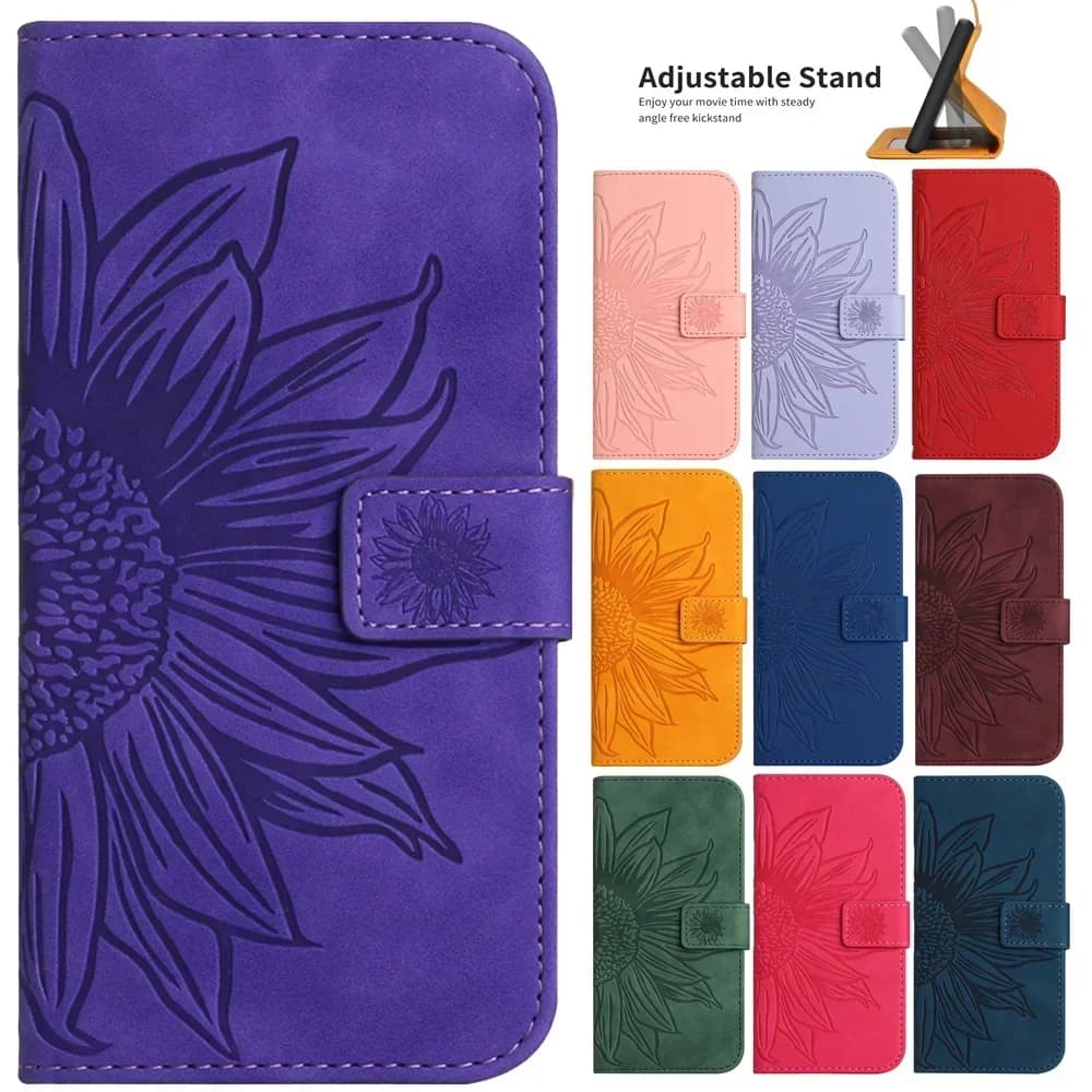 Leather case for TCL 50 40 10 SE 505 502 305 306 205 20R 20S 20L 20 Pro T-Mobile Revvl 7 6 Pro 5G Wallet Cases Phone Flip Cover
