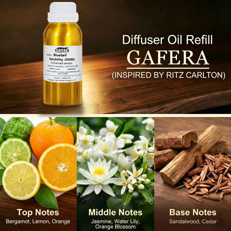 Aromatherapy essential oil, suitable for two-fluid diffusers and wooden essential oil diffusers - Marriott hotel, 500ml/16.9floz