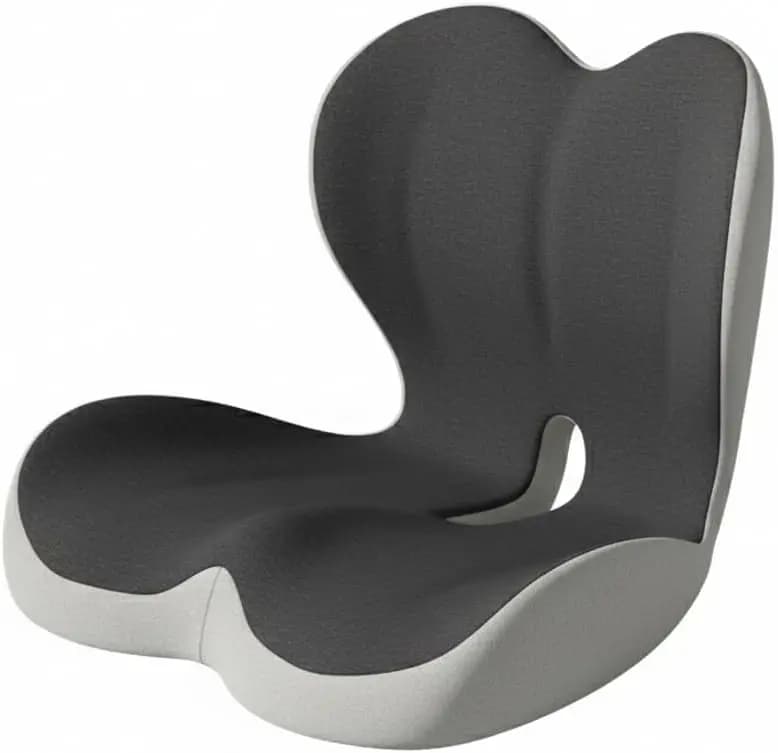 Cuscino Ergonomico in Memory Foam per Ufficio, Auto e Viaggi - Supporto per Alleviare il Dolore Sciatico e alla Schiena