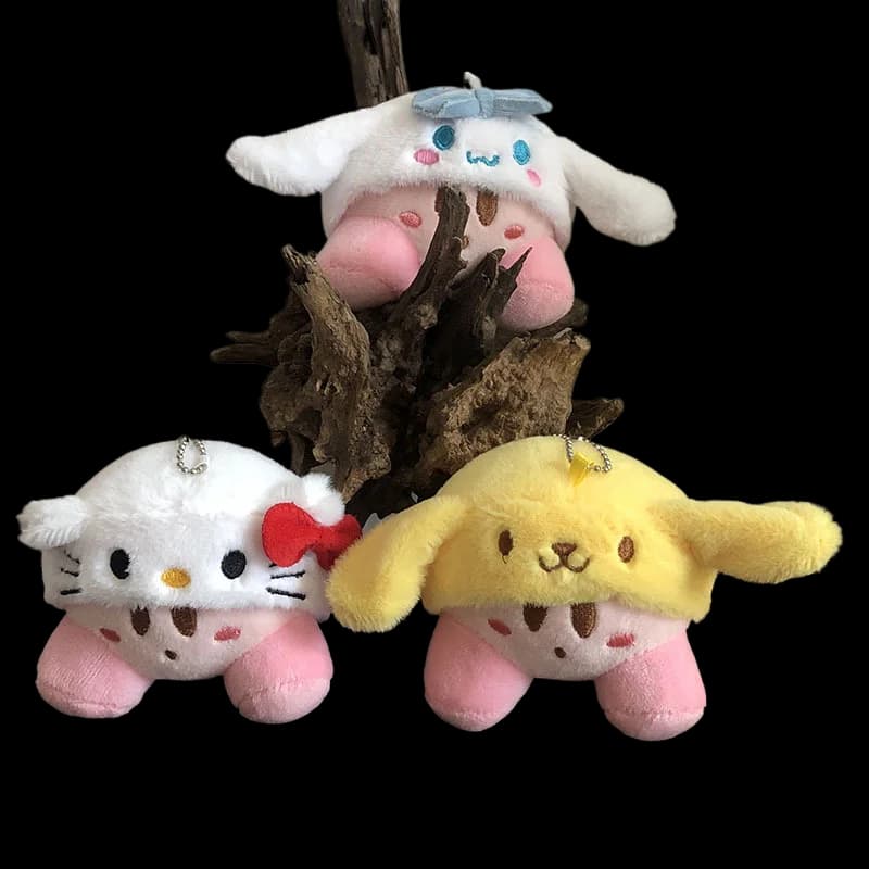 Peluche Morbido di Kirby, Personaggio dei Cartoni Animati, Decorazione Kawaii, Regalo di Compleanno per Bambini