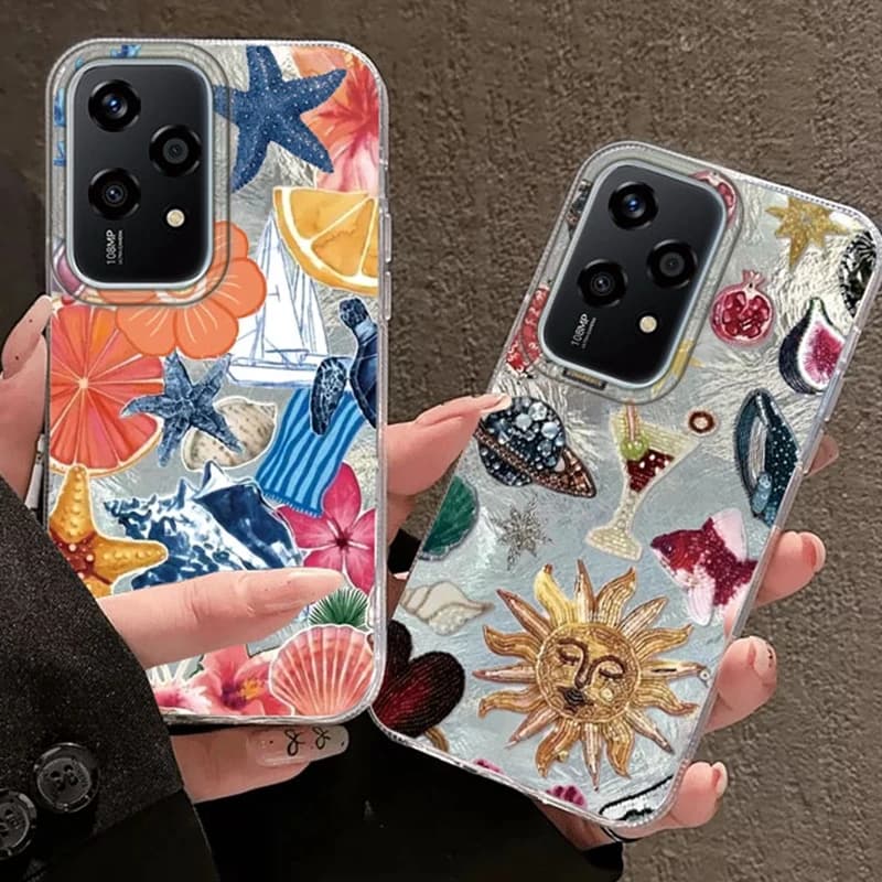 Ocean Starfish Coral Phone Case For Honor Magic7 6 5 400 200 Lite Pro 90 Smart X9c X8a X8b X8c Women Funda Cover Coque