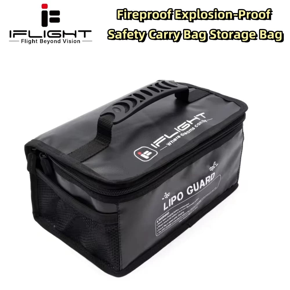 IFlight LIPO Guard Borsa da trasporto di sicurezza ignifuga a prova di esplosione 240X65X180mm 240X70X170mm 255X115X170mm