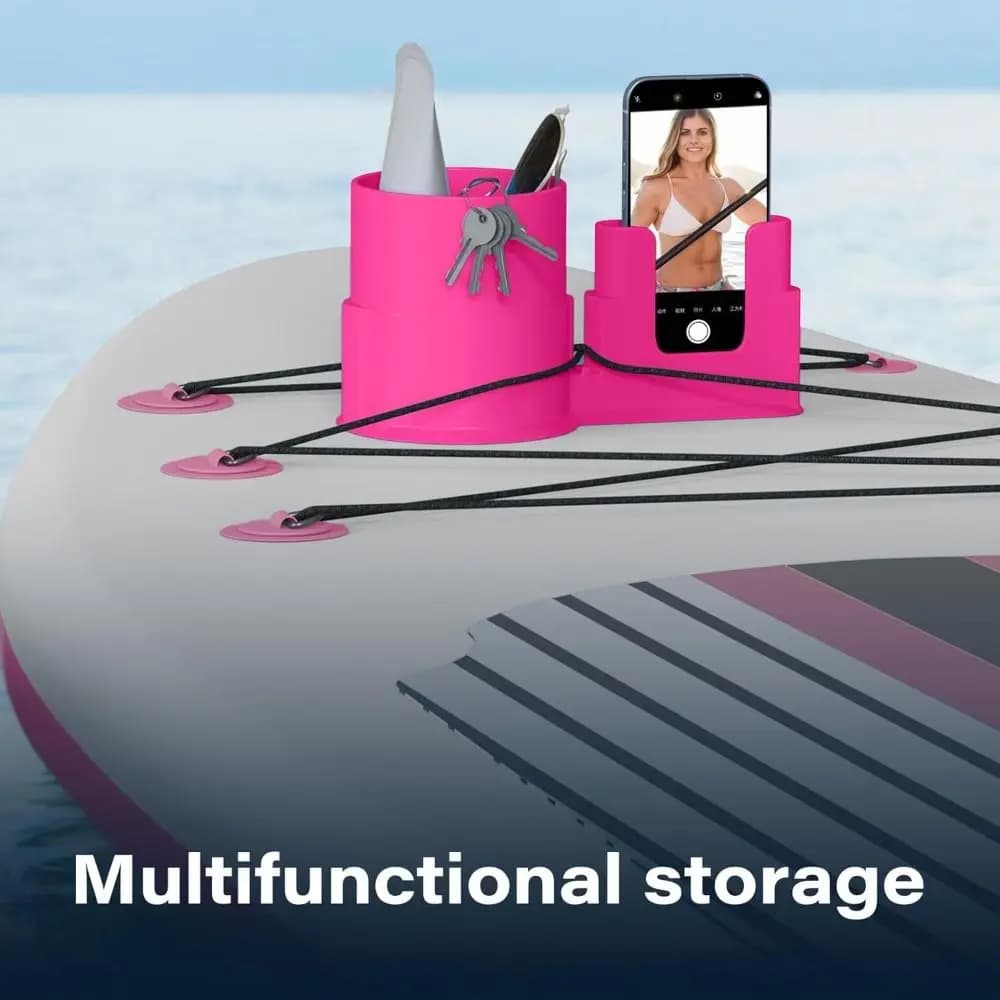 Portabicchieri Multifunzionale per Paddle Board da Pesca all'Aperto, Portabevande Creativo in PVC per Kayak