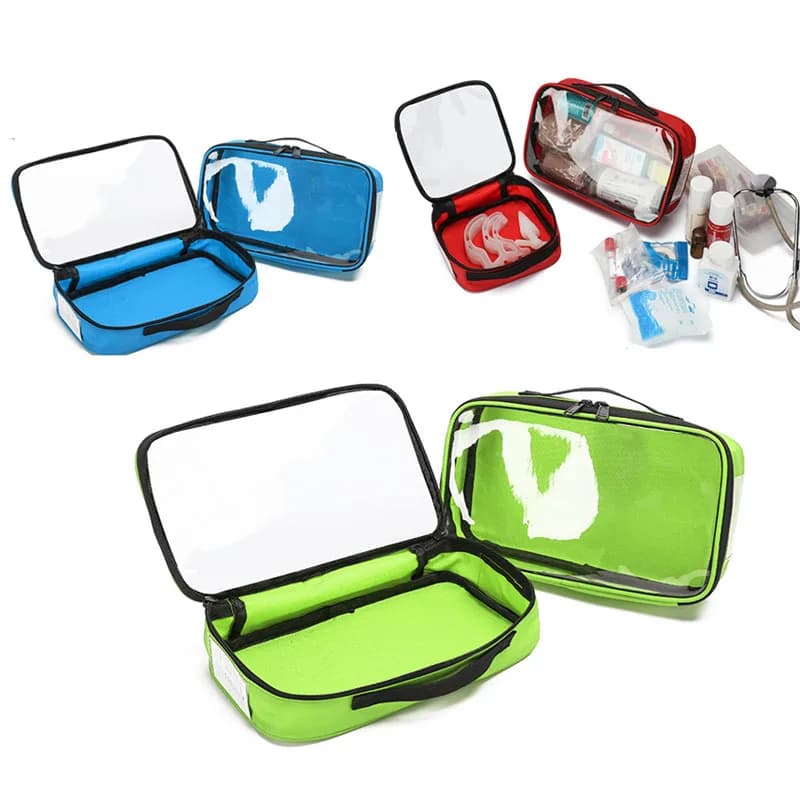 Home Emergency First Aid Kit Pouch Medicine Storage Bag For Outdoor Travel Medical Bag Home Rescue Survival Kit