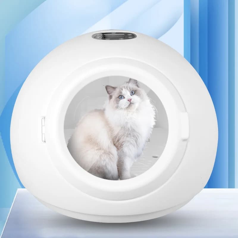 Pet Drying Box Pet Drying Hairdryer Automatic for Dogs & Cats Large Space Silent Toilet for Dogs Drying Animal Products Nest for Winter and Summer Cats