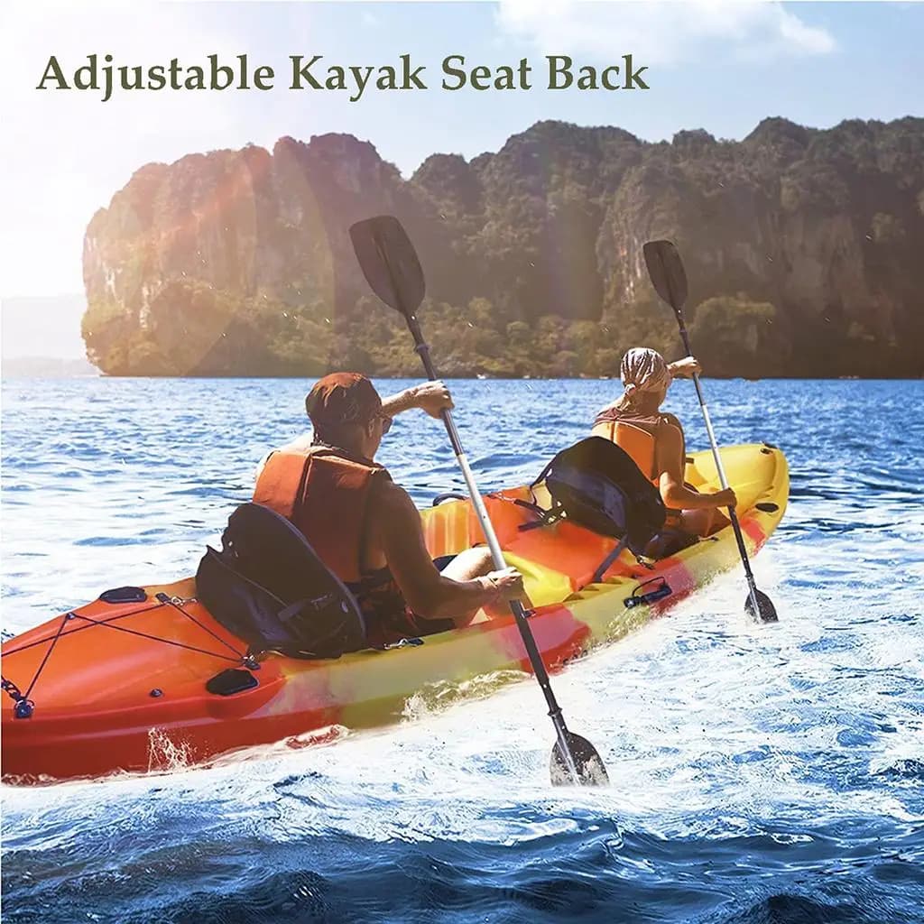 Sedile Gonfiabile per Kayak con Schienale in Nylon, Cuscino per Barca, Coprisedile Marino per Bambini che Pagano