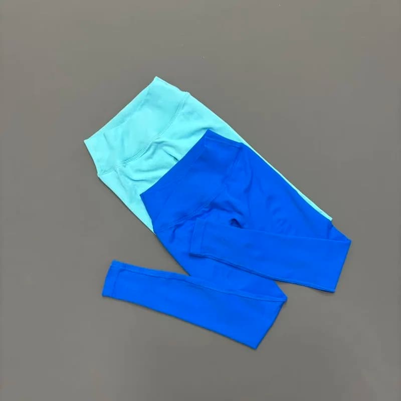 Leggings Vision con vita incrociata a V, pantaloni sportivi da donna senza cuciture, elasticizzati, per fitness, yoga, pilates, palestra, allenamento, corsa.