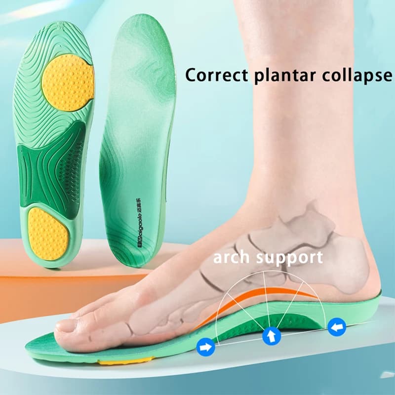 New Orthopedic Solettes with Support for Plantar Arch - Absorption of the Urti, Comfortable Sports Solettes for Men and Women