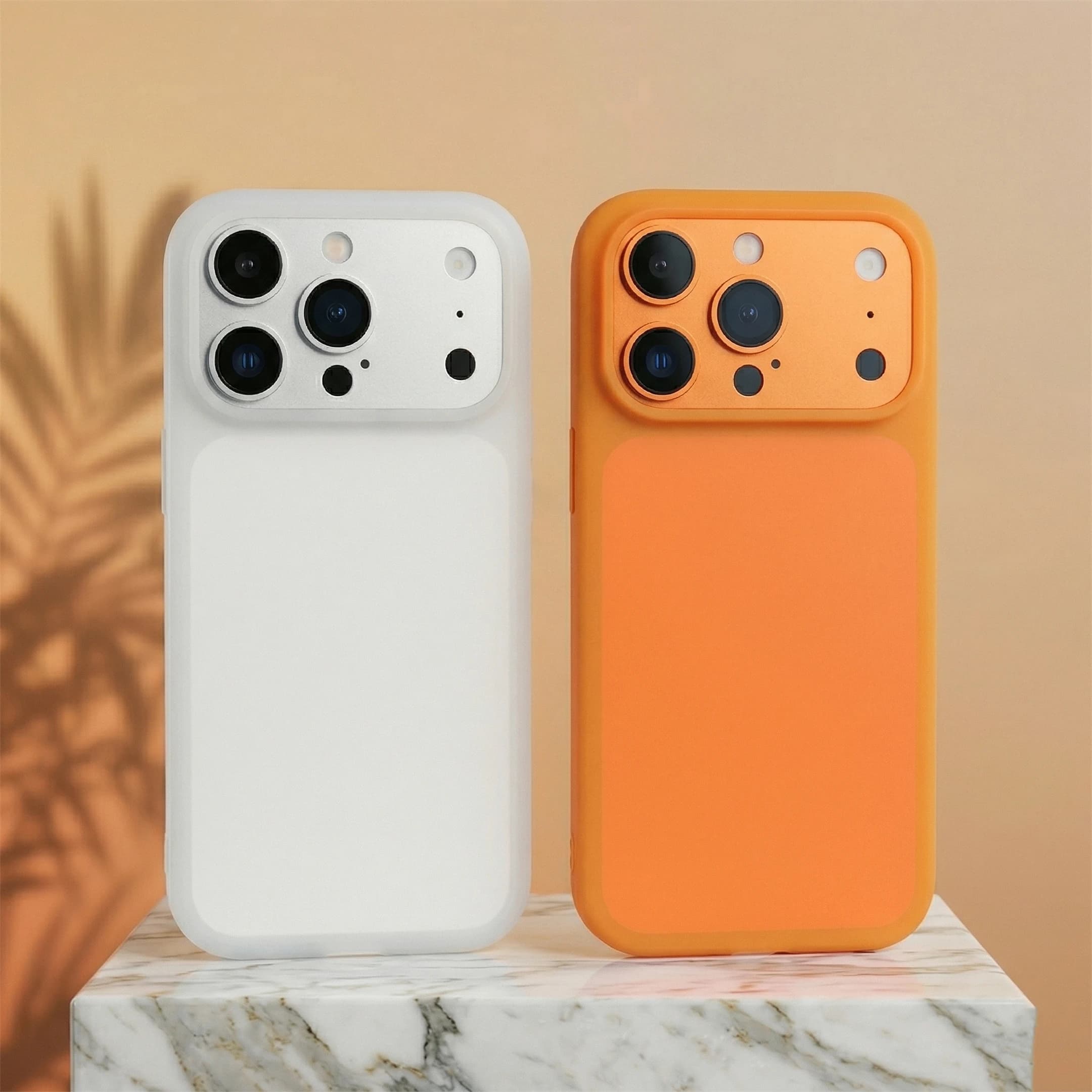 Custodia per telefono di lusso ultra sottile in silicone opaco antiurto, colore caramella puro, per iPhone 17 16 15 Pro Max