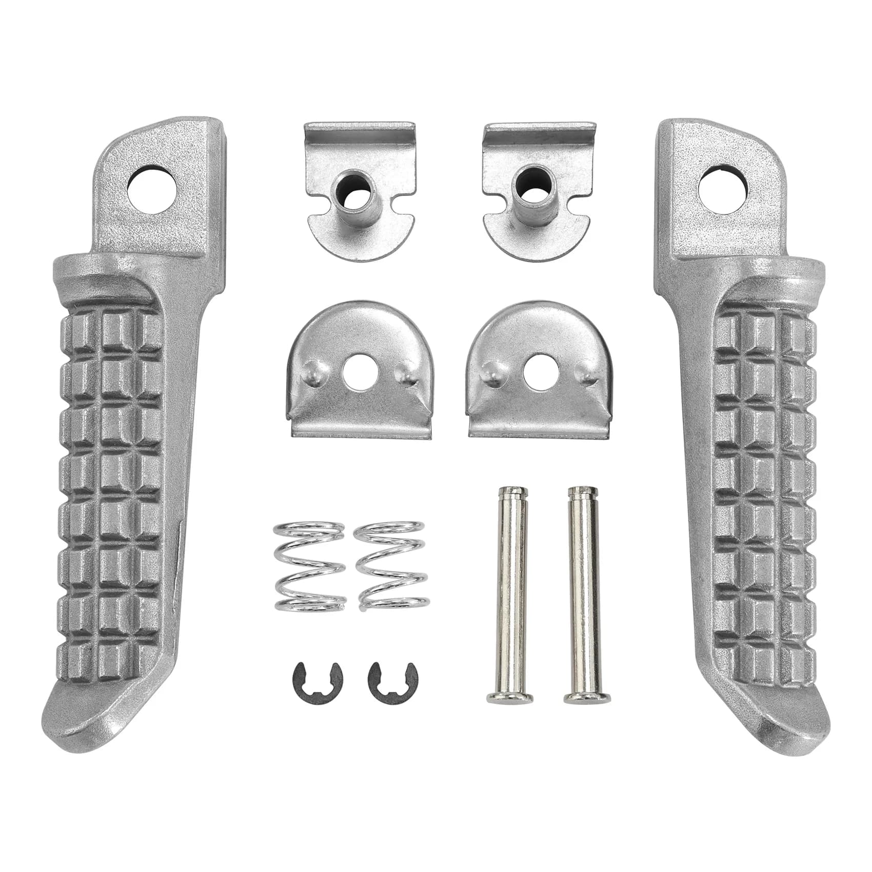 Pedane passeggero posteriori adatte per Kawasaki Ninja 250 1988-2012 Ninja 300 2013-2017 ZZR600 1990-2008 ZZR1100 1990-1992