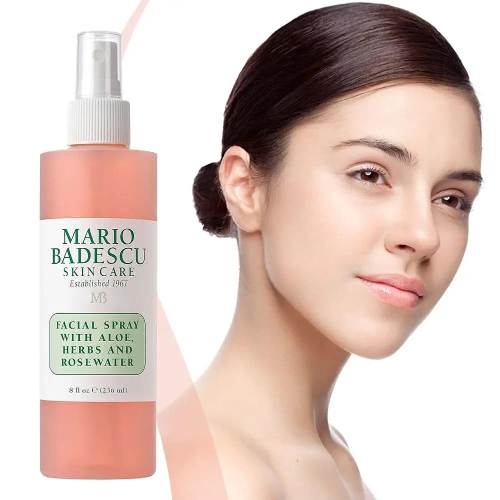Mario Badescu Rose Toner Spray Enhances Dryness Oil Control Lightening Pigmentation Vitamin C Essence for Face