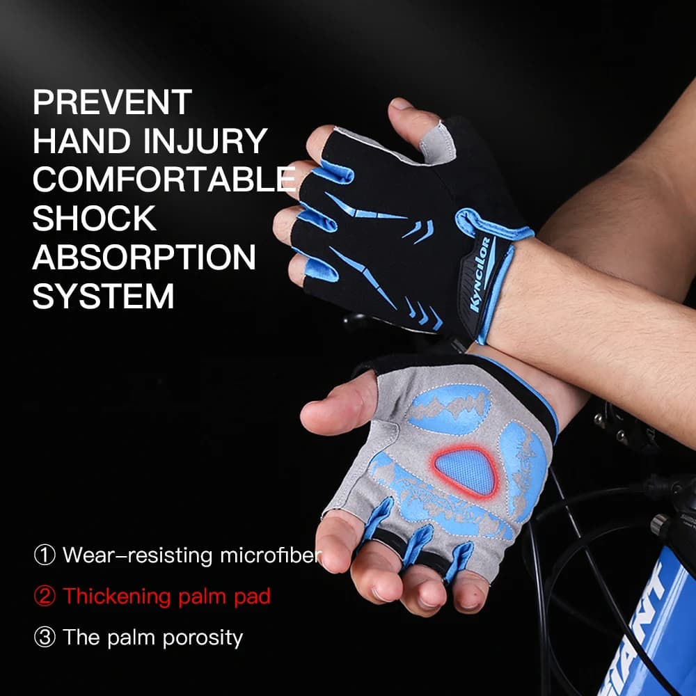 Bodybuilding, Physical Exercise, Cycling, Anti-slip and Breathable Gloves