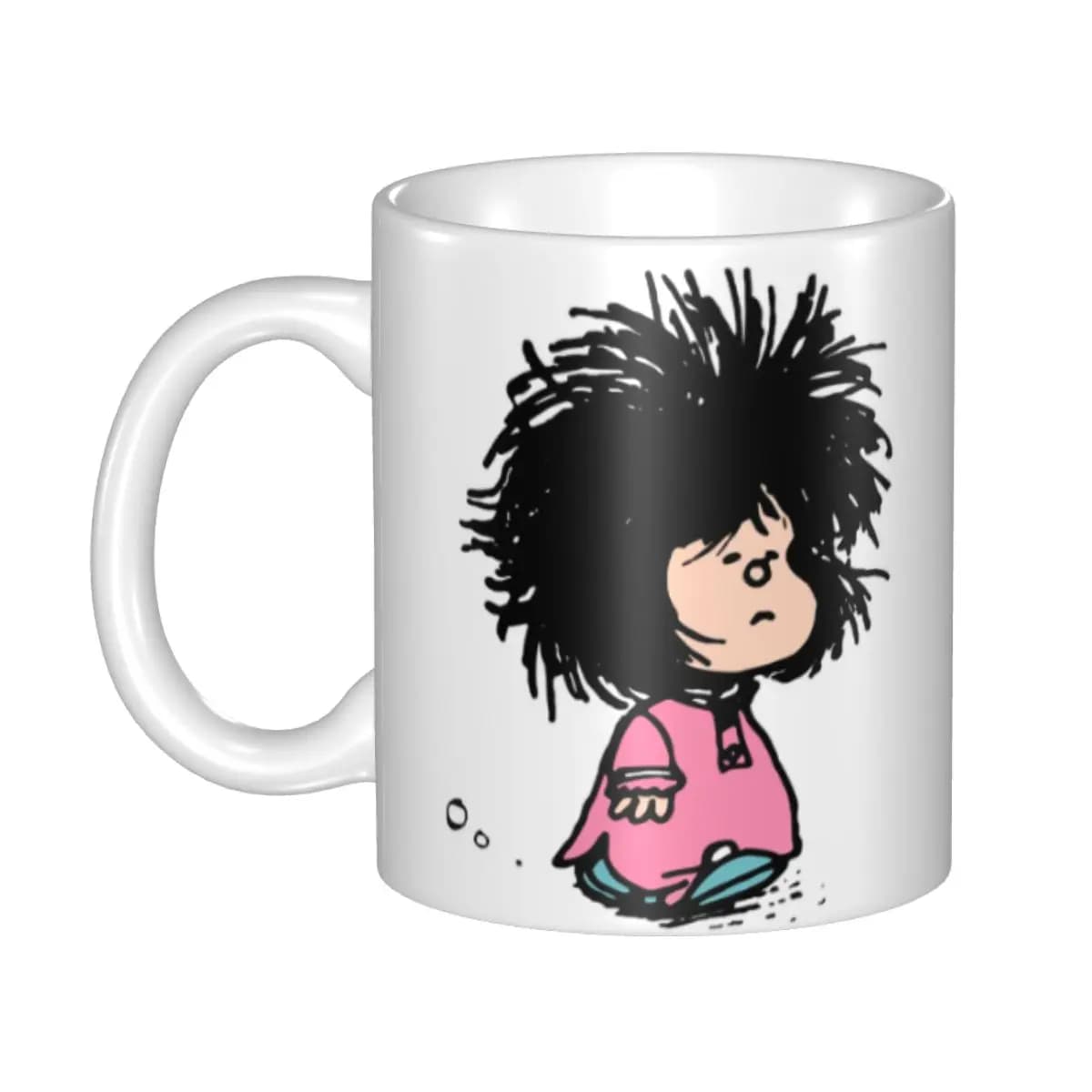 Humor Manga Mafalda tazze da caffè fai da te personalizzato Quino Argentina Cartoon tazza di ceramica regalo creativo