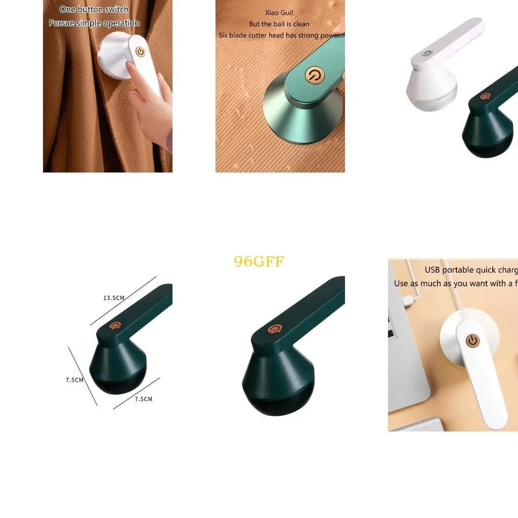 96GF Fabric Shaver Sweater Shaver for Clothes Electric Lint Remover with 6-Leaf Spools Removal Hairball Trimmer