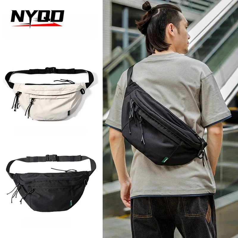Marsupio oversize Borsa a tracolla Oxford impermeabile Borsa a tracolla Borsa da ciclismo grande da palestra per uomo Donna Bolso De Mano