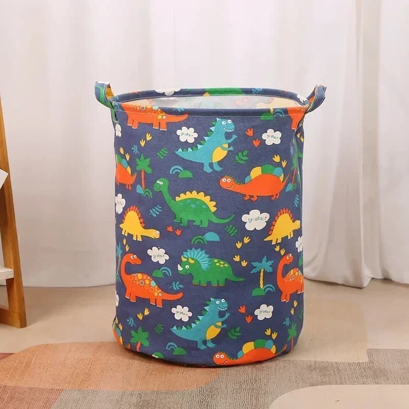 Ins Nordic Bathroom Linen Basket Foldable Clothes Basket For Clothes Bag For Home Organizers Cotton Linen Basket